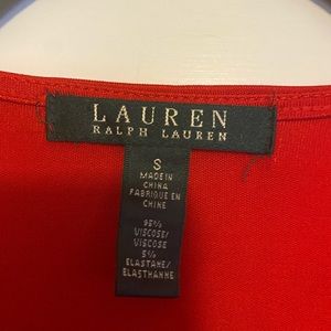 Ralph Lauren Long Sleeve Red Top